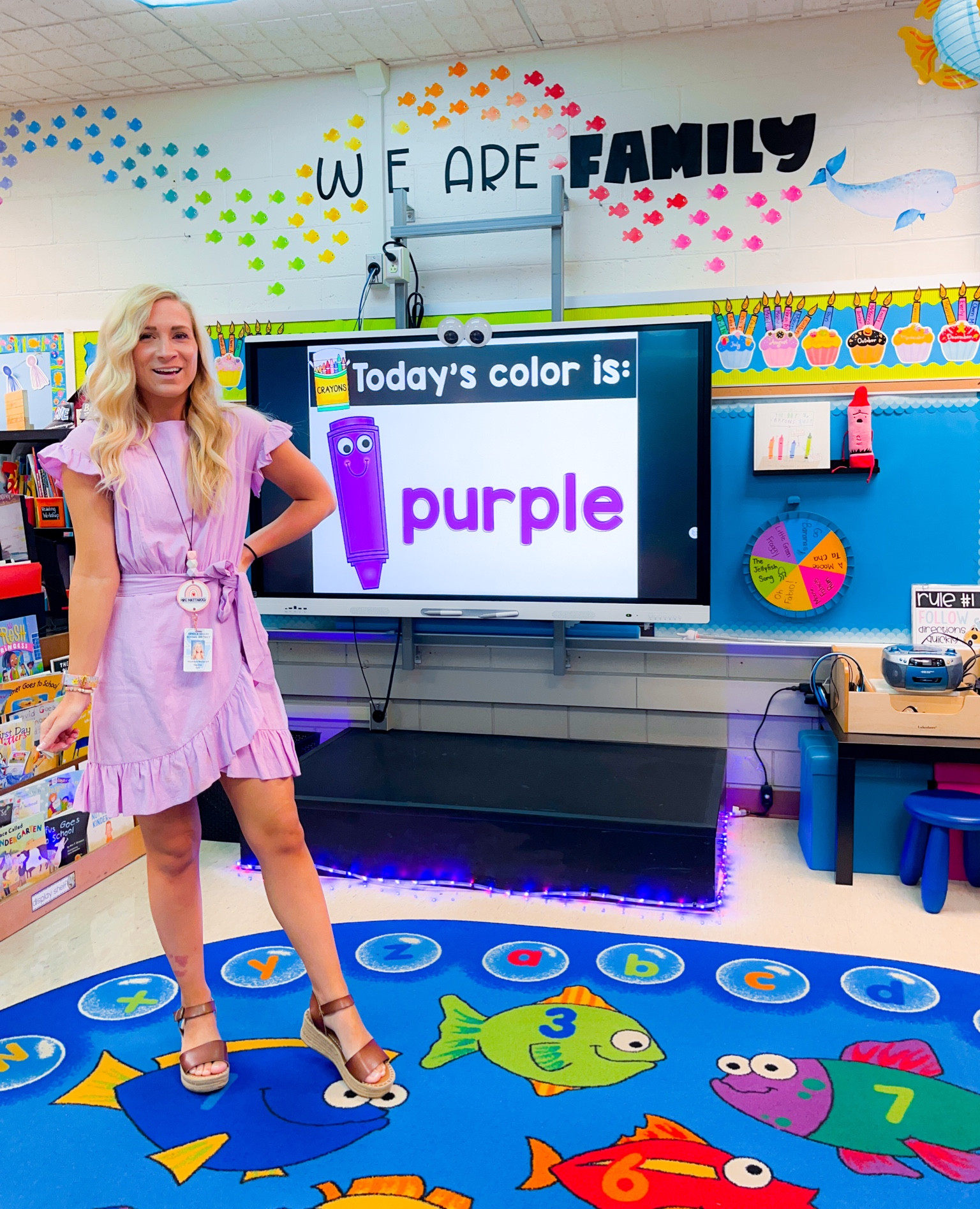 Teacher. Teacher outfit. Color week. Purple. Purple dress. Amazon dress. Amazon outfit. Teacher ootd. Kindergarten teacher. Amazon teacher .

#LTKworkwear #LTKSeasonal #LTKunder50
