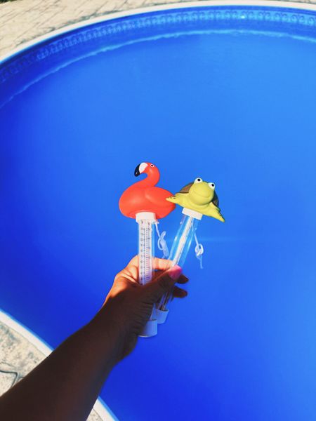 2 pack pool thermometers under $10 - flamingo & turtle 

#LTKSwim #LTKSeasonal #LTKSaleAlert