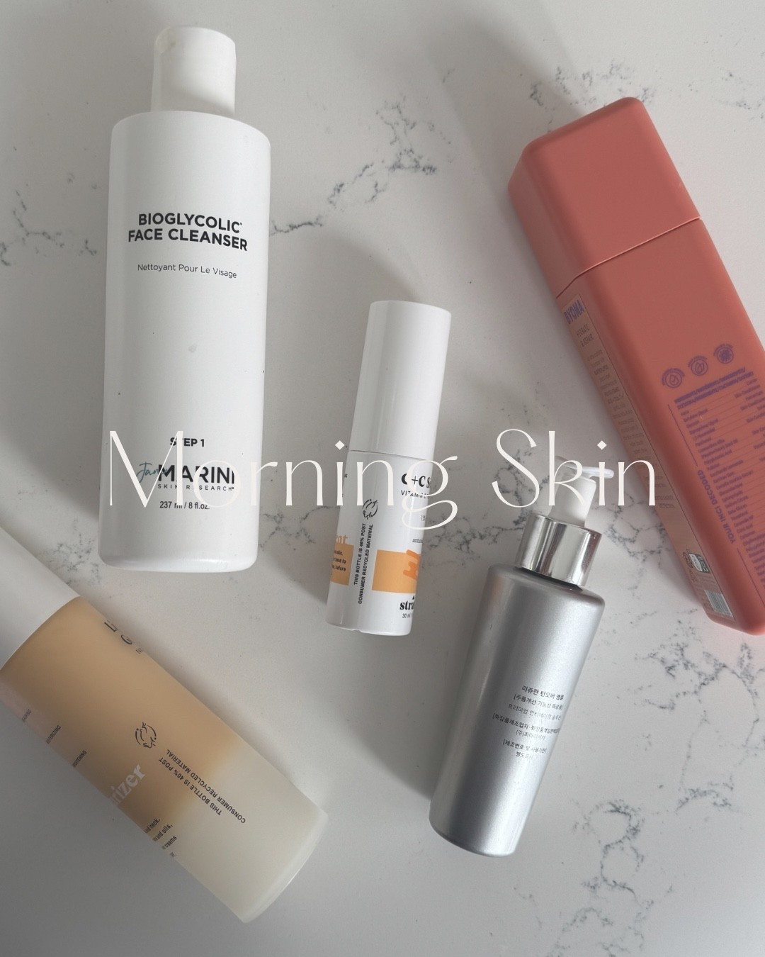 A morning skincare routine built for the 30-something who has somewhere to be ✨ Glycolic cleanser, vitamin C serum, moisturizer, and SPF — quick, effective, and always done before I’m out the door. All linked below. 

Order:
Bioglycolic cleanser
Vitamin C
PDRN serum
Lipid gold
Milky toner right before makeup!

#LTKBeauty #LTKgrwm