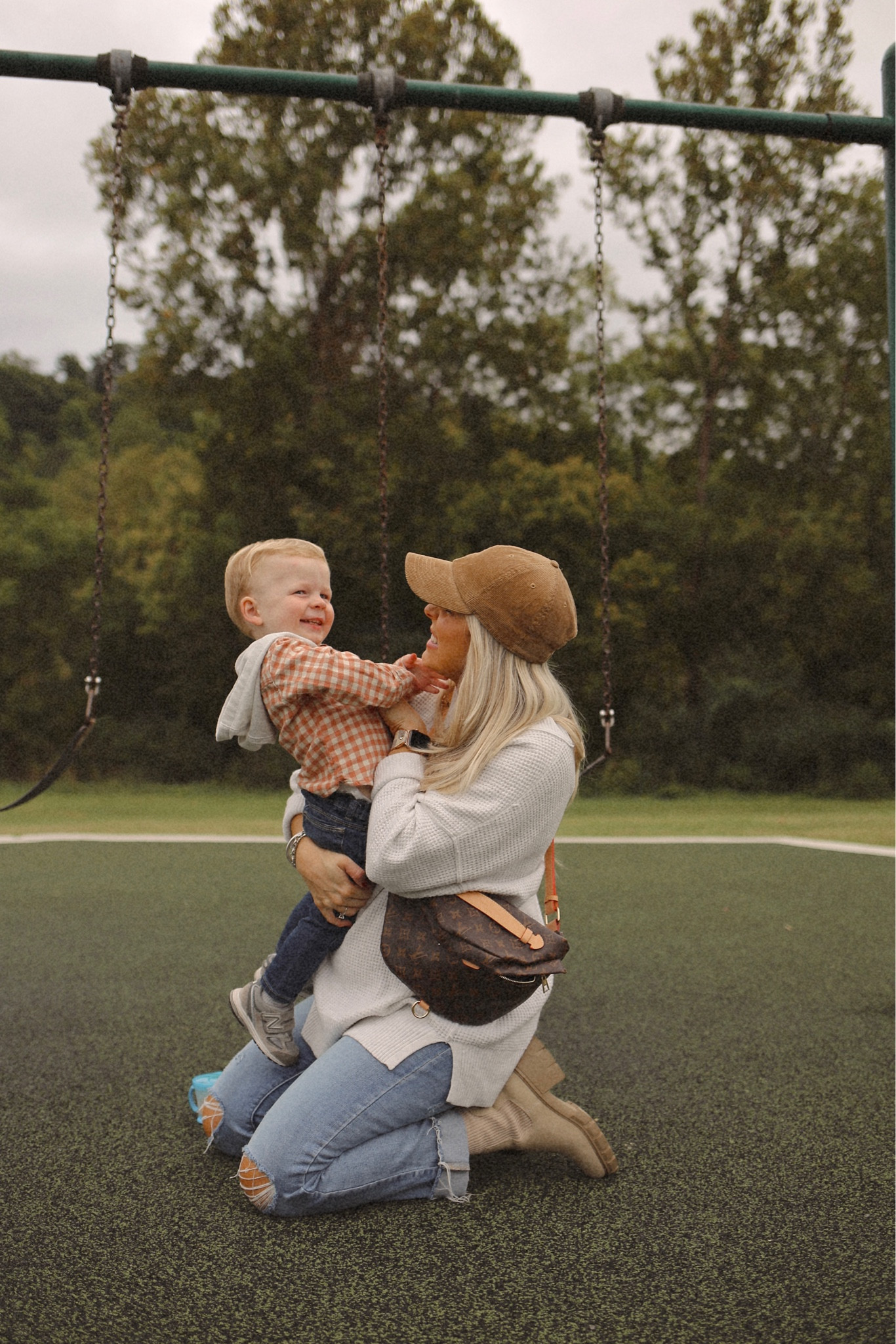 Shop our casual October Saturday park outfits! Officially the best time of year! 🍂🧡 

Wearing my true size small in my Aerie waffle knit oversized sweater! 

Toddler boy fashion | sweater weather | maternity friendly | maternity fashion | fall outfit | flannel 

#LTKfamily #LTKbump #LTKbaby