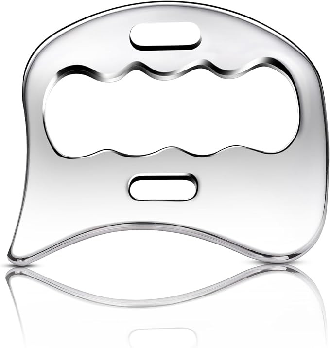 Stainless Steel Gua Sha Muscle Scraper Tool, Myofascial Scraping Tools for Physical Therapy, Lymp... | Amazon (US)