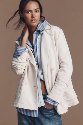 Pilcro Knit Peacoat | Anthropologie (US)