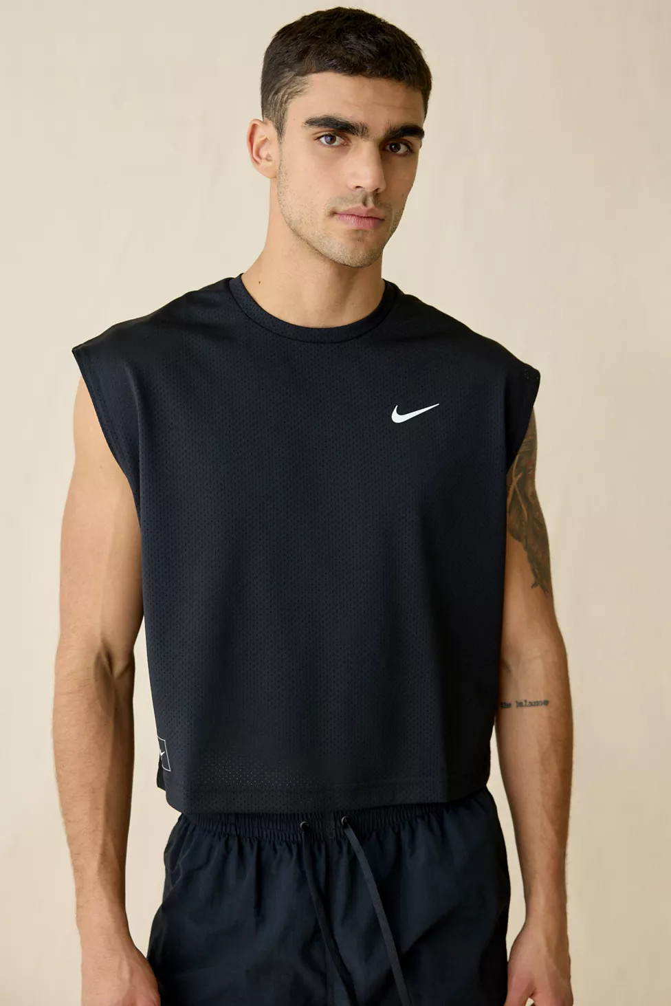Nike Cropped Mesh Tank Top | Urban Outfitters (US and RoW)