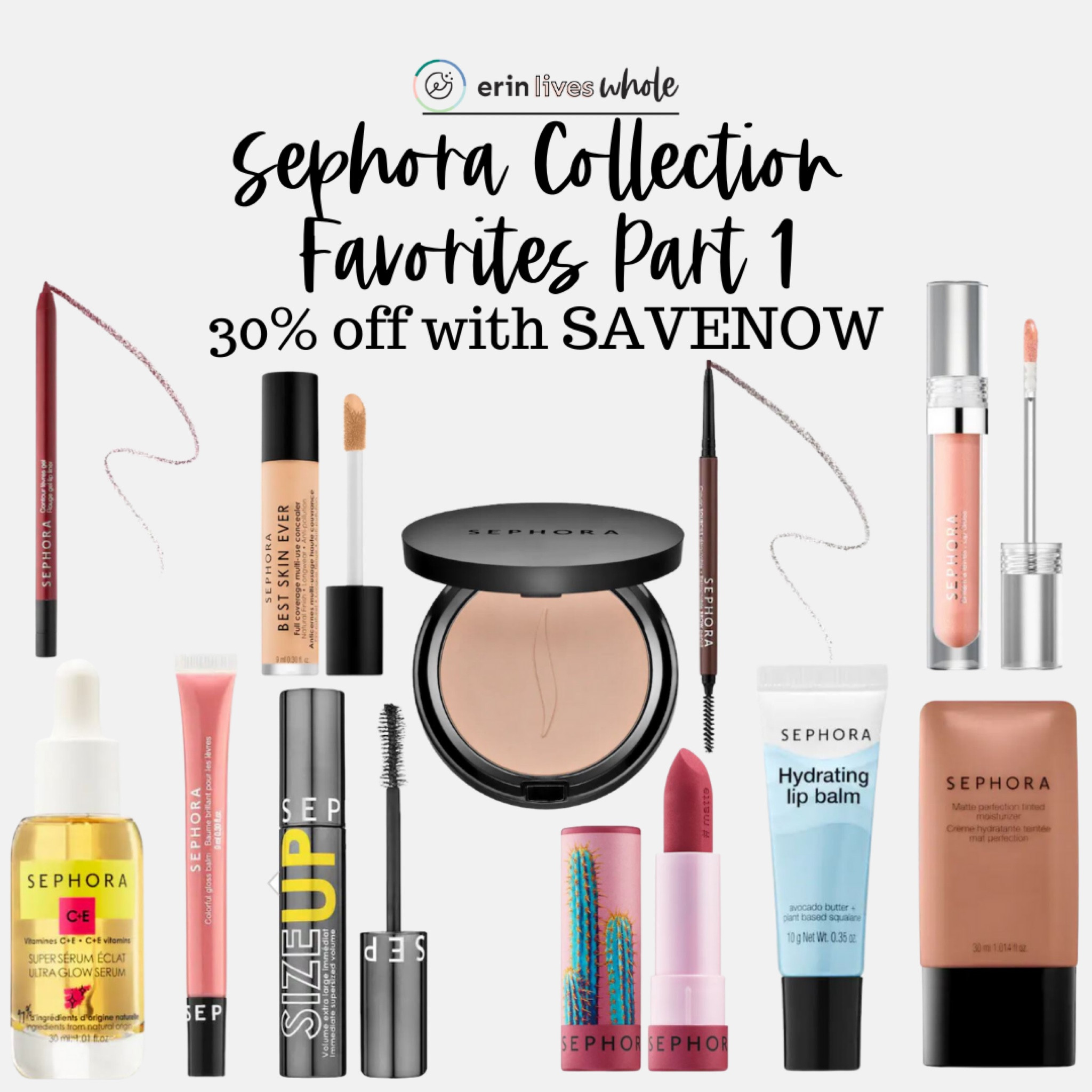 Sephora Collection. Beauty make up make-up favorites lip gloss lip balm lip stick tinted moisturizer mascara serum lip liner

#LTKbeauty #LTKBeautySale #LTKunder50