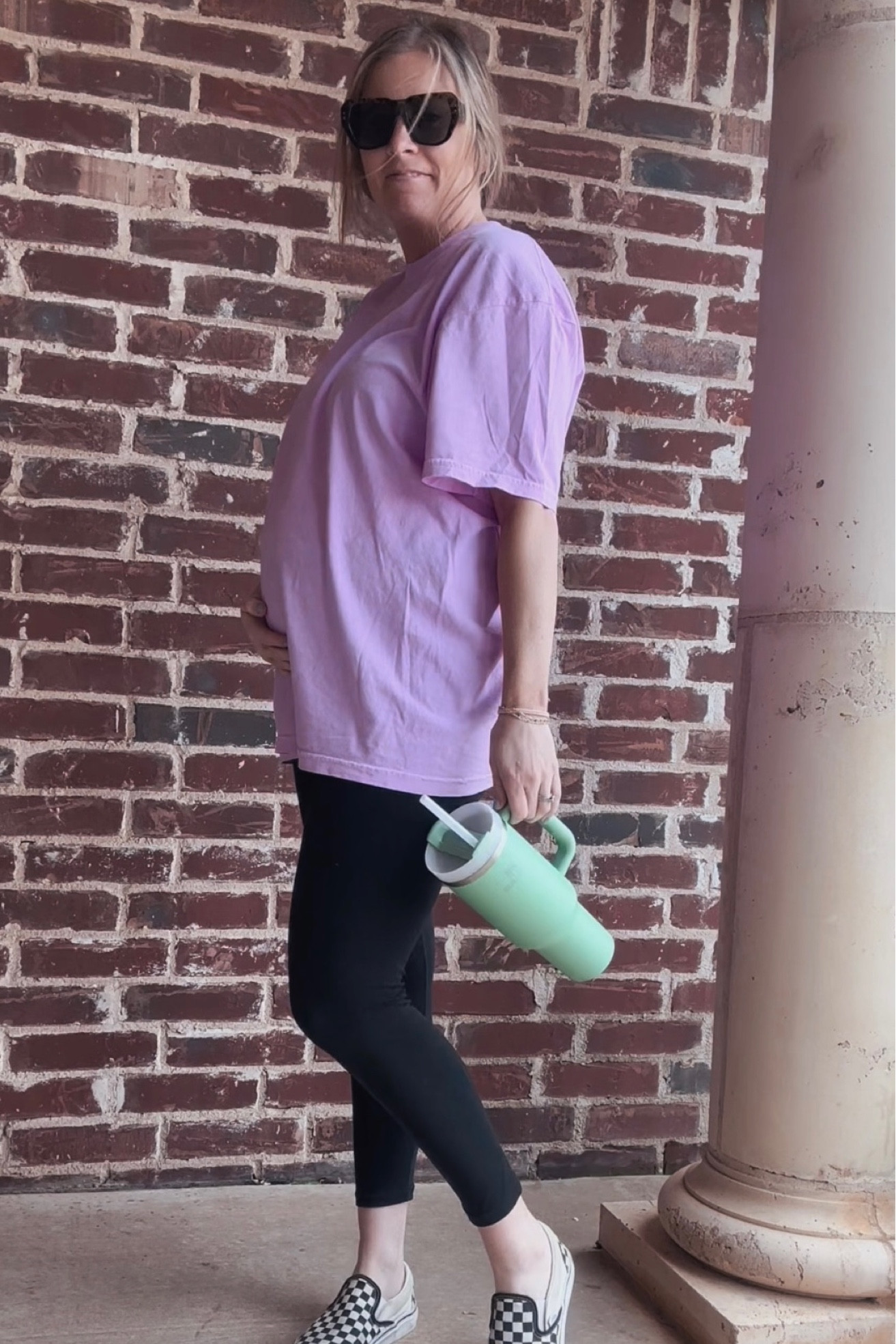 Best leggings for the bump & love these tees! 

#LTKfindsunder50 #LTKsalealert #LTKbump