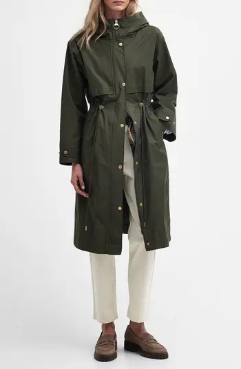 Lavender Waterproof Hooded Coat | Nordstrom