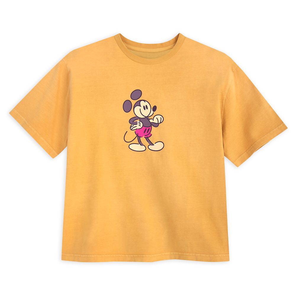 Mickey Mouse Genuine Mousewear T-Shirt for Women – Gold | Disney Store