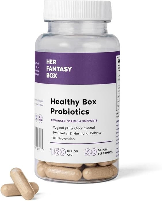 Her Fantasy Box | Healthy Box | Vaginal Probiotics for Women – Prebiotics + Advanced Lactobacil... | Amazon (US)