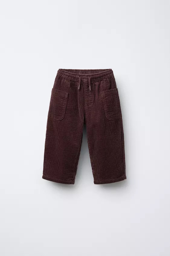 CORDUROY TROUSERS WITH POCKETS | Zara UK