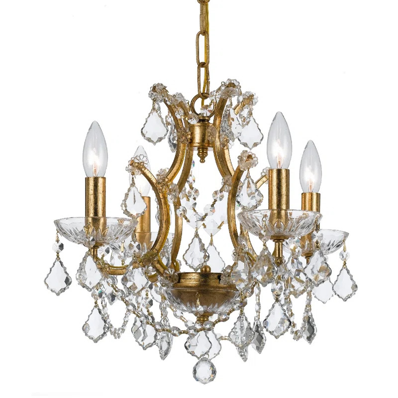 Maira 4 - Light Candle Style Classic / Traditional Chandelier with Crystal Accents | Wayfair North America