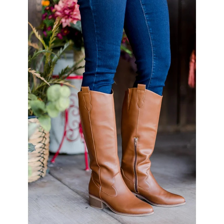 The Pioneer Woman Western Riding Boots, Women’s | Walmart (US)
