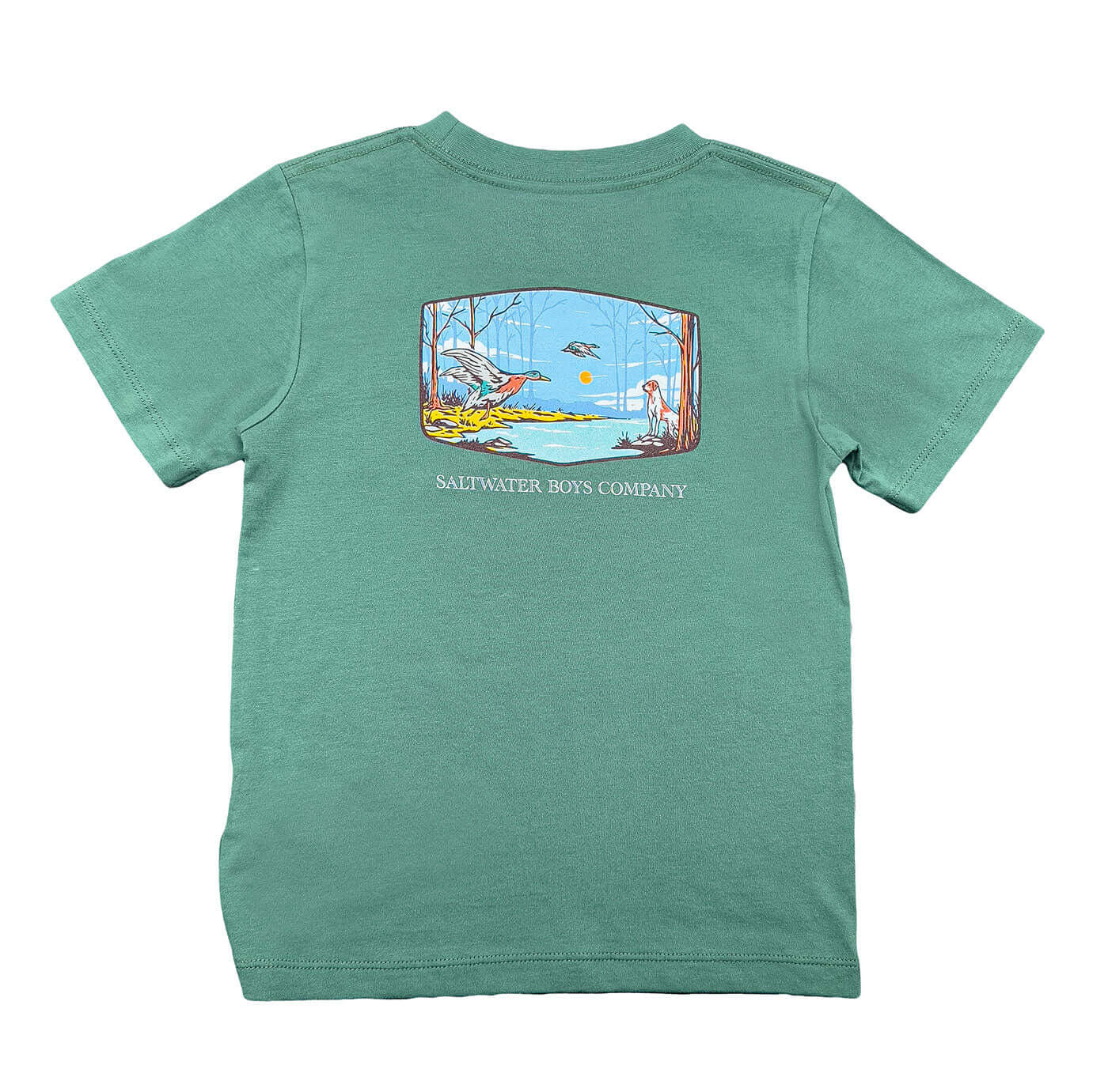 Field & Stream Boys Graphic Tee SS Green | Saltwater Boys Company