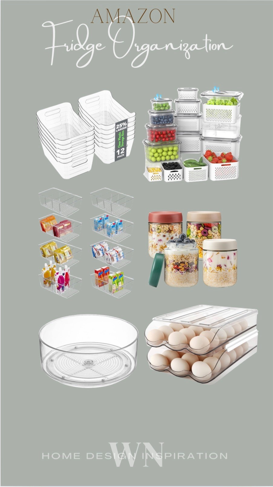Fridge organizers 