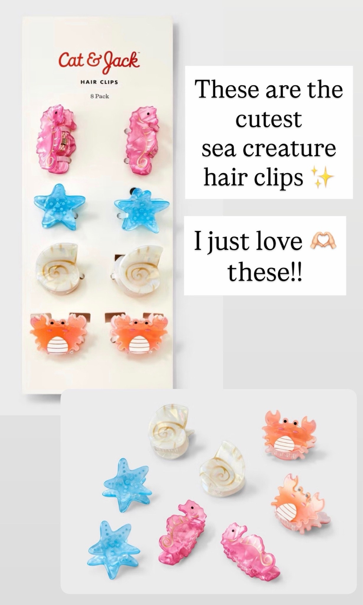 These sea creature hair clips

#LTKootd #LTKKids