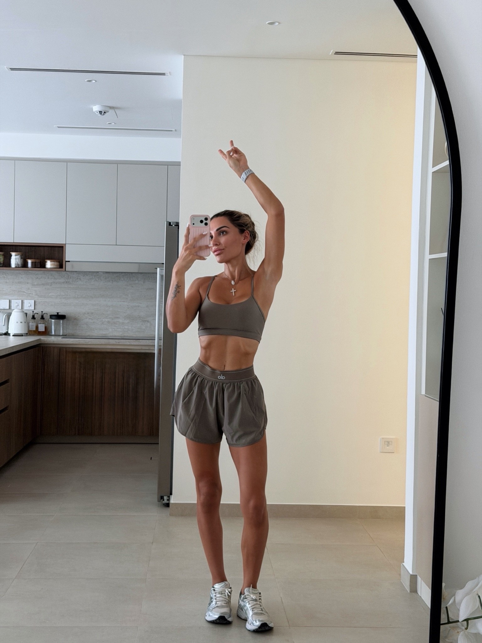 Alo and asics for summer fitness wear - colour is olive tree and I wear XS shorts and M bra

#LTKsummer #LTKuk #LTKfitness