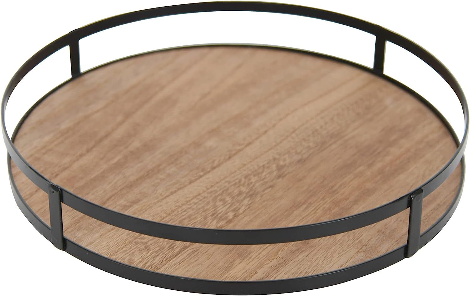 Defined Deco Round Serving Tray,Ottoman Tray 11.93",Decorative Tray and Round Wood Tray, Round Tr... | Amazon (US)