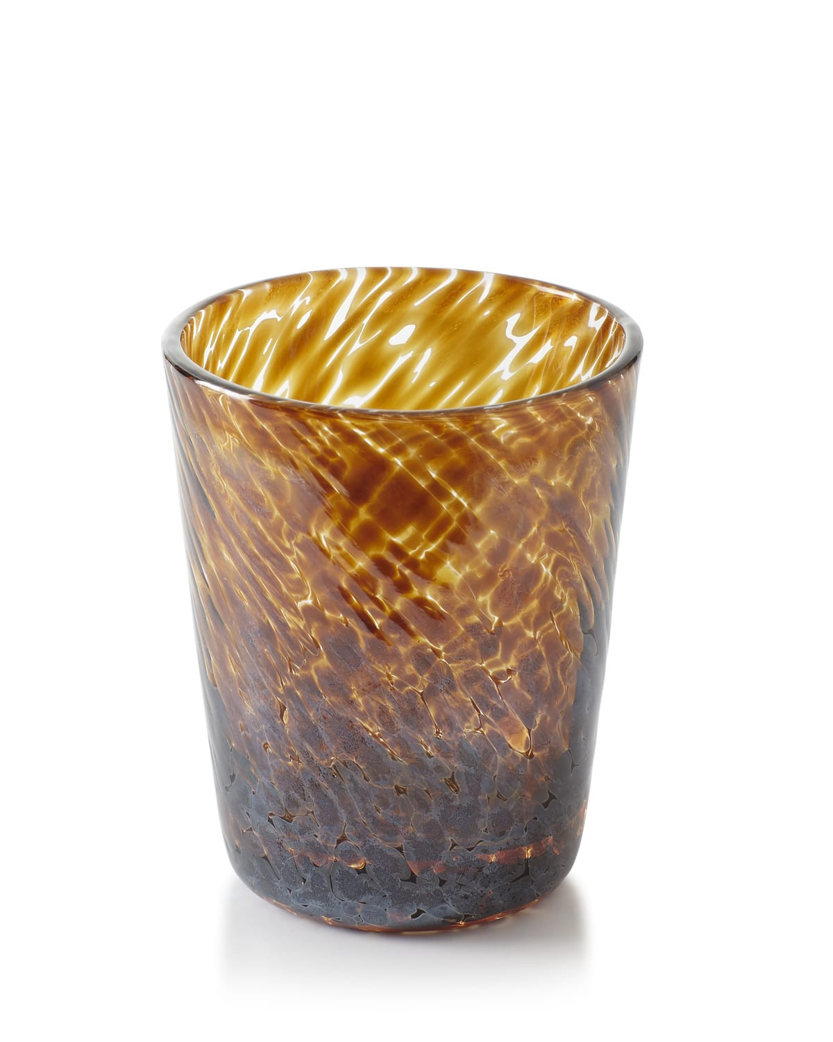 Vanessa Tortoise Double Old-Fashioned Glass | Neiman Marcus