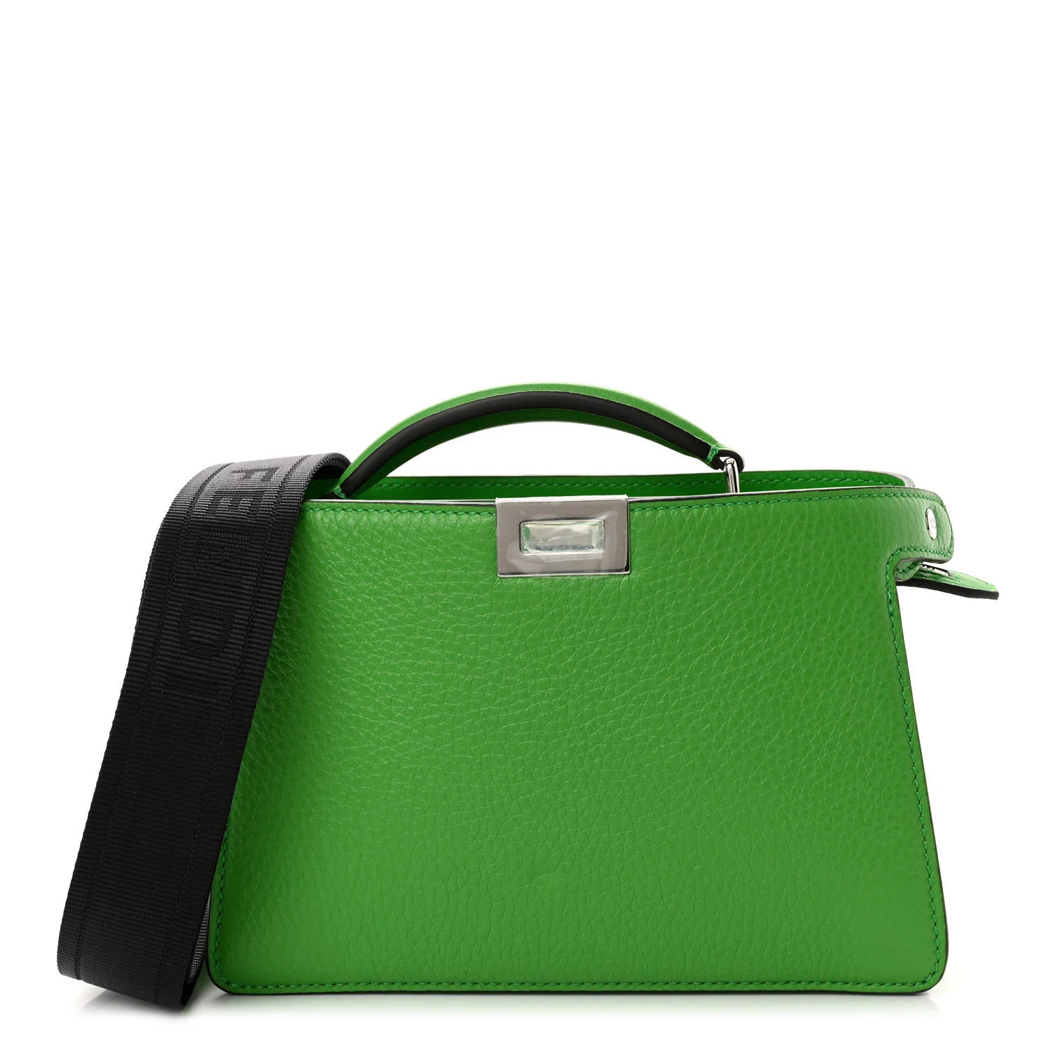 Cuoio Romano Vitello Cover Bi-Color Peekaboo I See U X Cross Satchel Tomatillo | FASHIONPHILE (US)