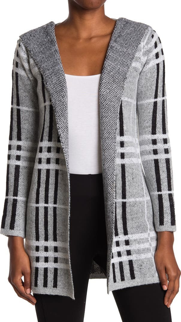 Apollo Hooded Pattern Cardigan | Nordstrom Rack