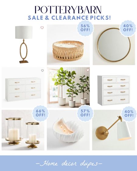 ✨Pottery Barn Sale and Clearance picks!✨

Looks like some of their Labor Day sale items are already live so 🙌🏻🙌🏻 and the discounts are so good!! Spent a long time searching through to find the best, but these definitely aren’t even all of them! 

Love this dresser and chest from PBKids!! And these candle holders and candles are like outlet prices now!! More linked 🤍

#LTKhome #LTKSeasonal #LTKsalealert