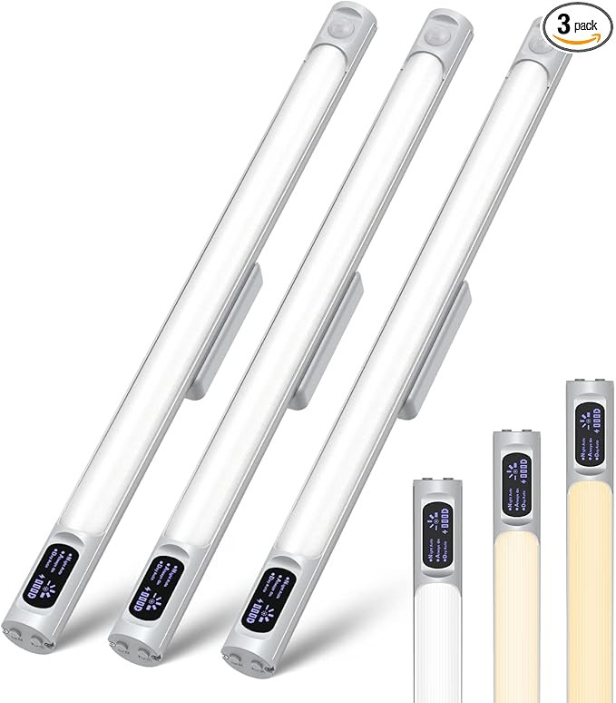 LOFTER-pro Under Cabinet Lights, Bright LED Motion Sensor Light with Digital Display, 14in Rechar... | Amazon (US)