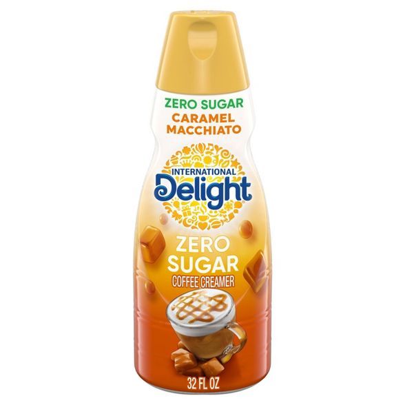 International Delight Caramel Macchiato Zero Sugar Coffee Creamer - 1qt | Target