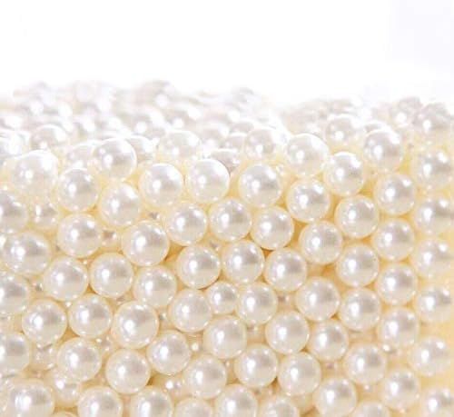 Makeup Beads for Brushes, Art Faux Pearls, HBlife 1100-Piece Round Pearl Beads to Hold Makeup Bru... | Amazon (US)