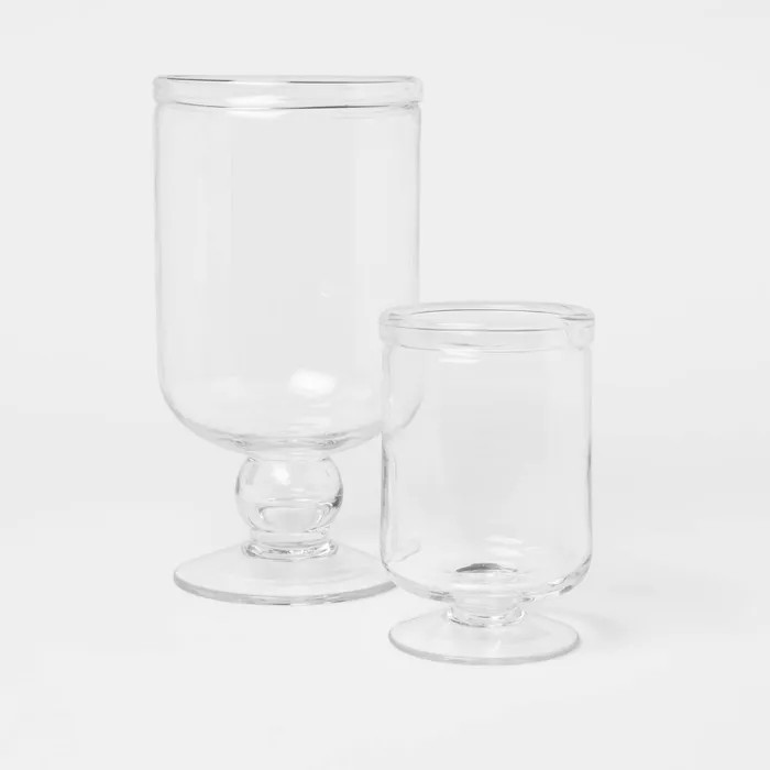 Glass Seeded Hurricane Candle Holder - Threshold™ | Target