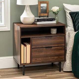 Carson Carrington 25-inch Modern Storage Nightstand | Bed Bath & Beyond