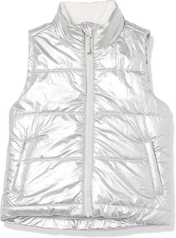Amazon Essentials Girls and Toddlers' Heavyweight Puffer Vest | Amazon (US)