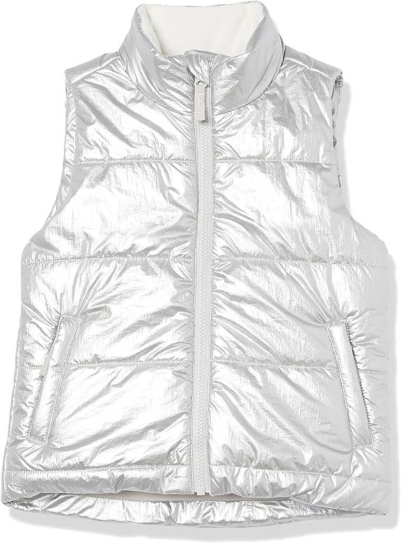 Amazon Essentials Girls and Toddlers' Heavyweight Puffer Vest | Amazon (US)