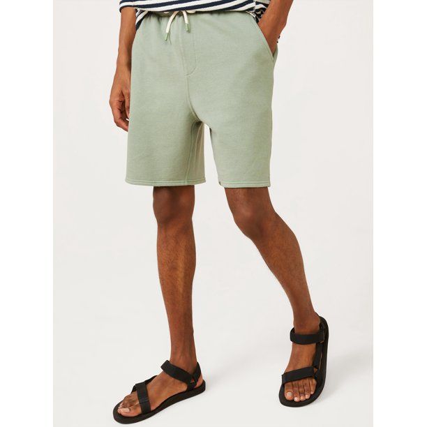 Free Assembly Men's E-Waist French Terry Shorts | Walmart (US)