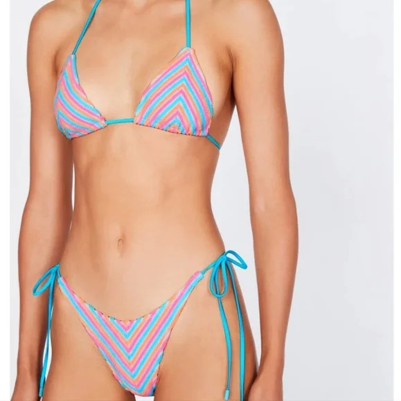 New Triangl vinca sherbet stripe bikini set.  22 | Poshmark