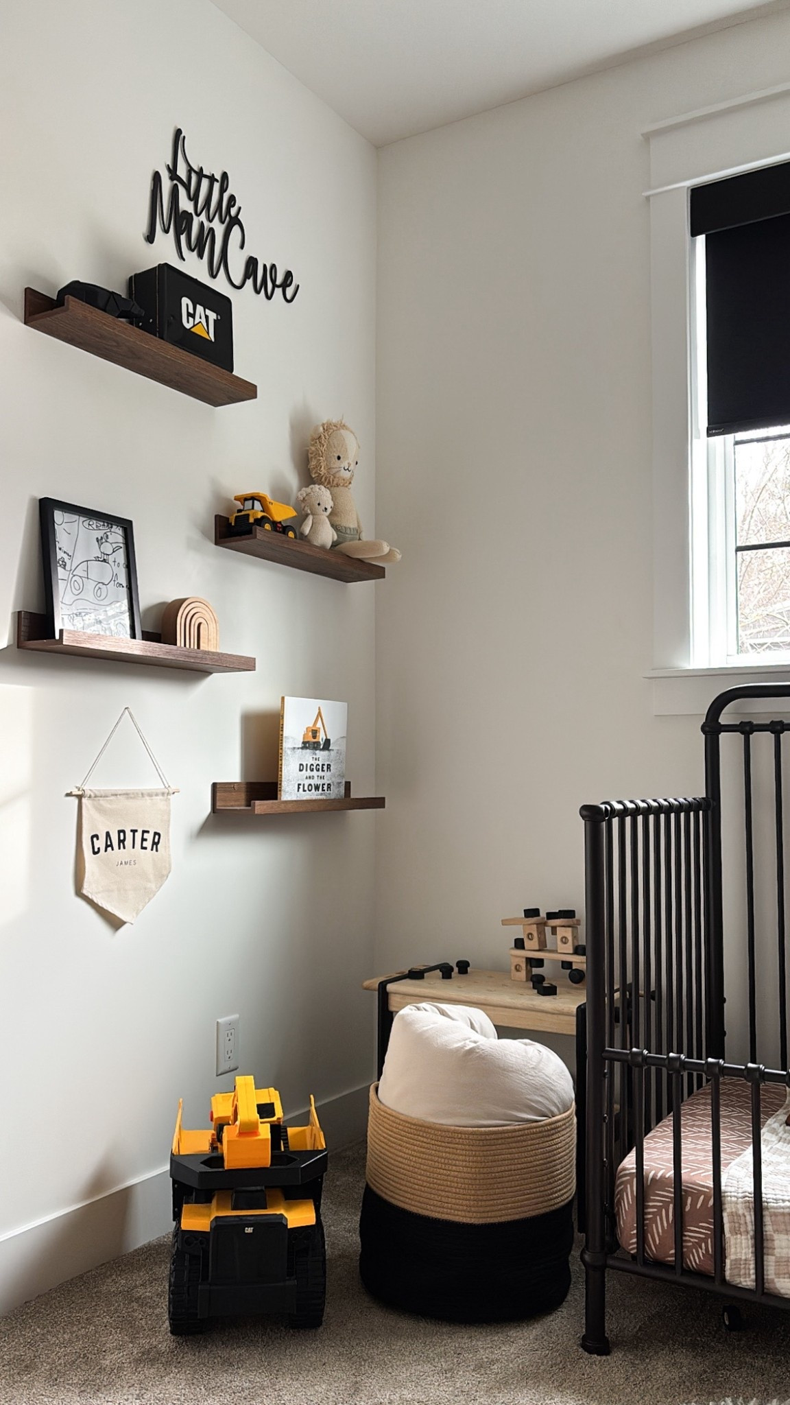 Making beds can be surprisingly hard with fibromyalgia. My hands hurt, my strength is significantly limited, and bending down is tough on my body.

When I planned Carter’s toddler bed, I thought I’d use a twin duvet and drape it open at the bottom. Once Mike put the bed together I realized that style wouldn’t work.

I tried a few different ways to make it look nice but it either looked messy or was too hard for me to remake every day.

So I tried something different. A basket. I roll the duvet up and place it beside his bed. It looks cute and makes mornings so much easier for me.

Sometimes a small change can make a big difference. 

Little Man Cave | Toddler Boy Room | Amazon Canada | Wayfair Canada

#LTKHome #LTKKids #LTKmomlife