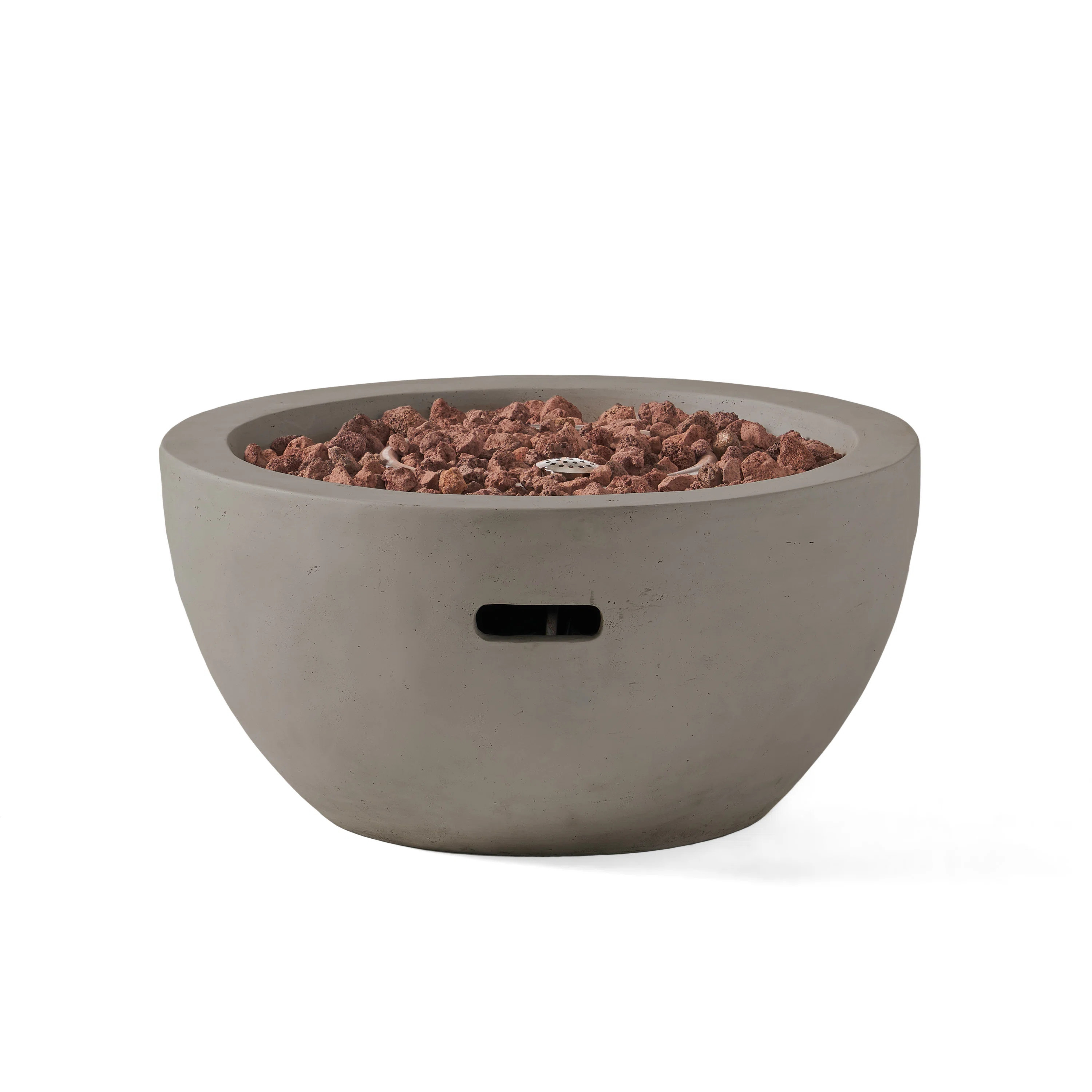 Ameliya Round Propane Smokeless Fire Pit Table | Wayfair North America
