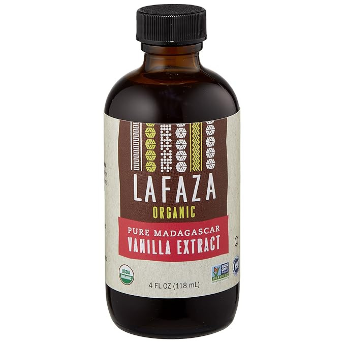 Lafaza Organic Pure Madagascar Bourbon Vanilla Extract, All-Natural (4 fl oz) | Amazon (US)