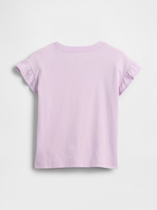 babyGap Ruffle 3D Graphic T-Shirt | Gap Factory