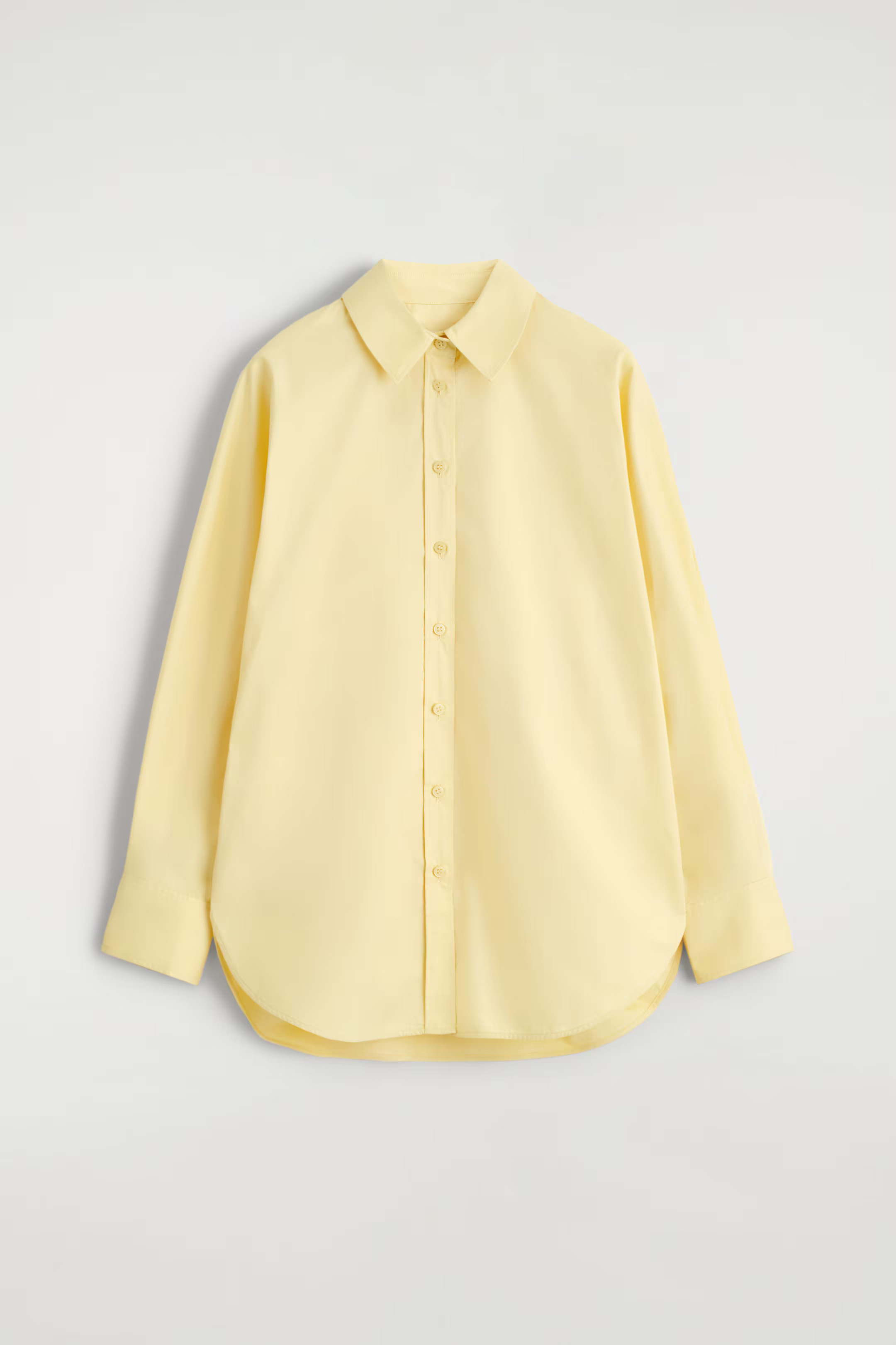 RELAXED COTTON SHIRT - YELLOW | COS GB | COS UK