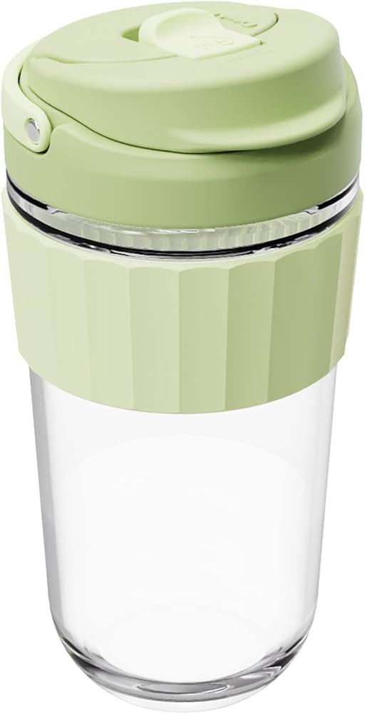 Forest Green Glass Coffee Mug 17 oz | Amazon (US)