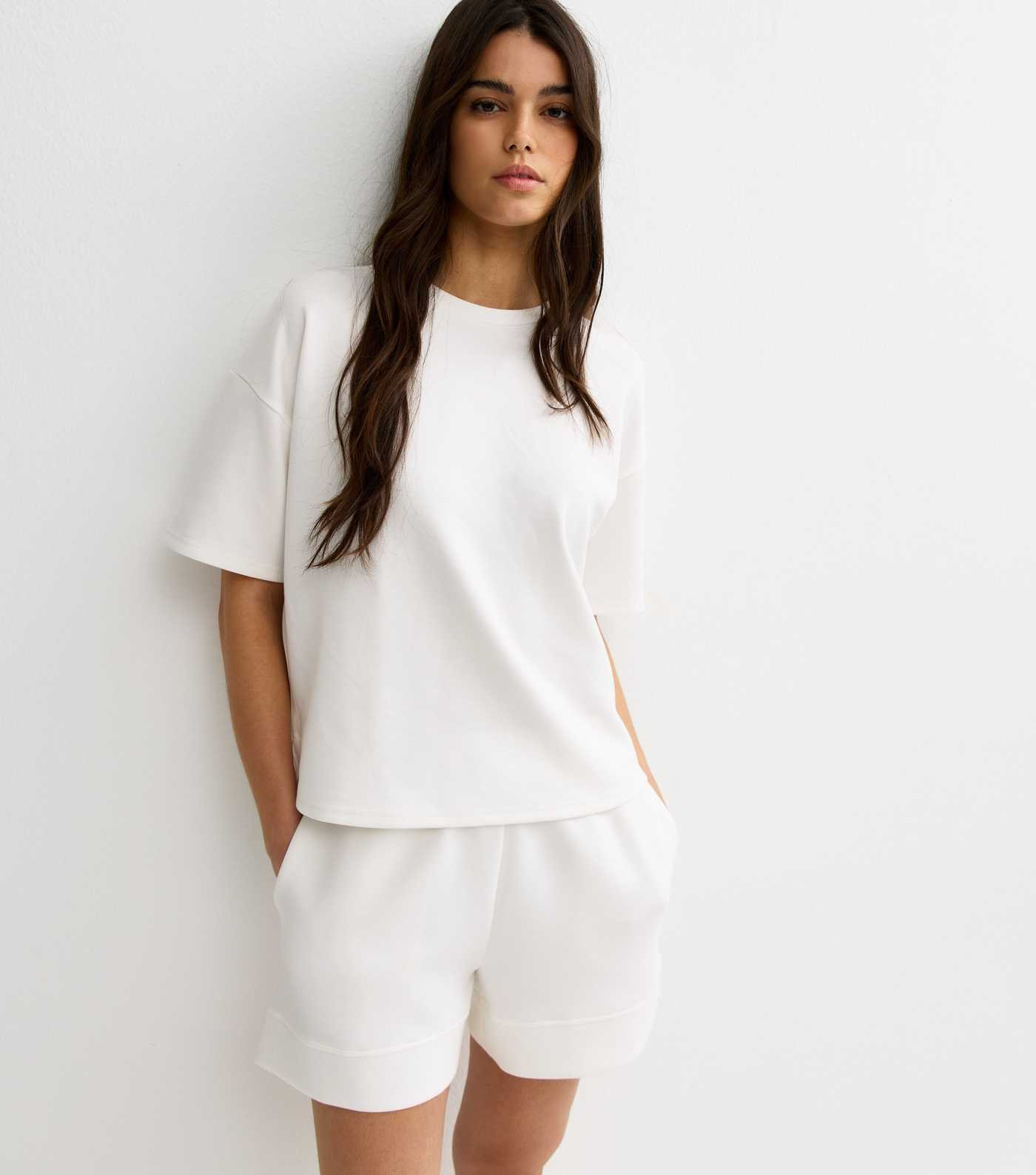 Premium Cream Sweatshirt T-Shirt | New Look | New Look (UK)
