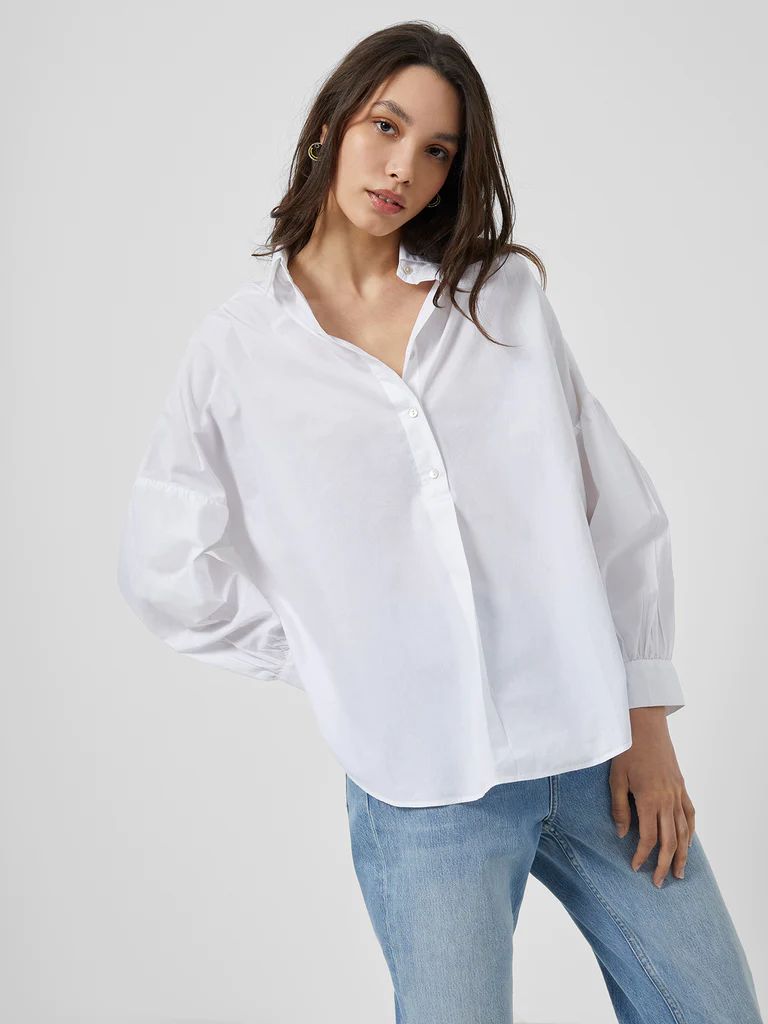 Cardia Organic Popover Shirt | French Connection (US)