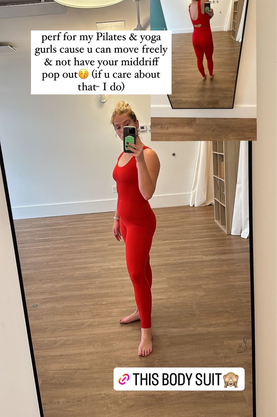 Gorg bright red full length body suit for my Pilates/yoga girls. This would also be really cute with a sweatshirt &/or puffy vest to wear before/after your workout or even to run errands! Found at Target- brown & black available as well🤎

#LTKstyletip #LTKGiftGuide #LTKfitness