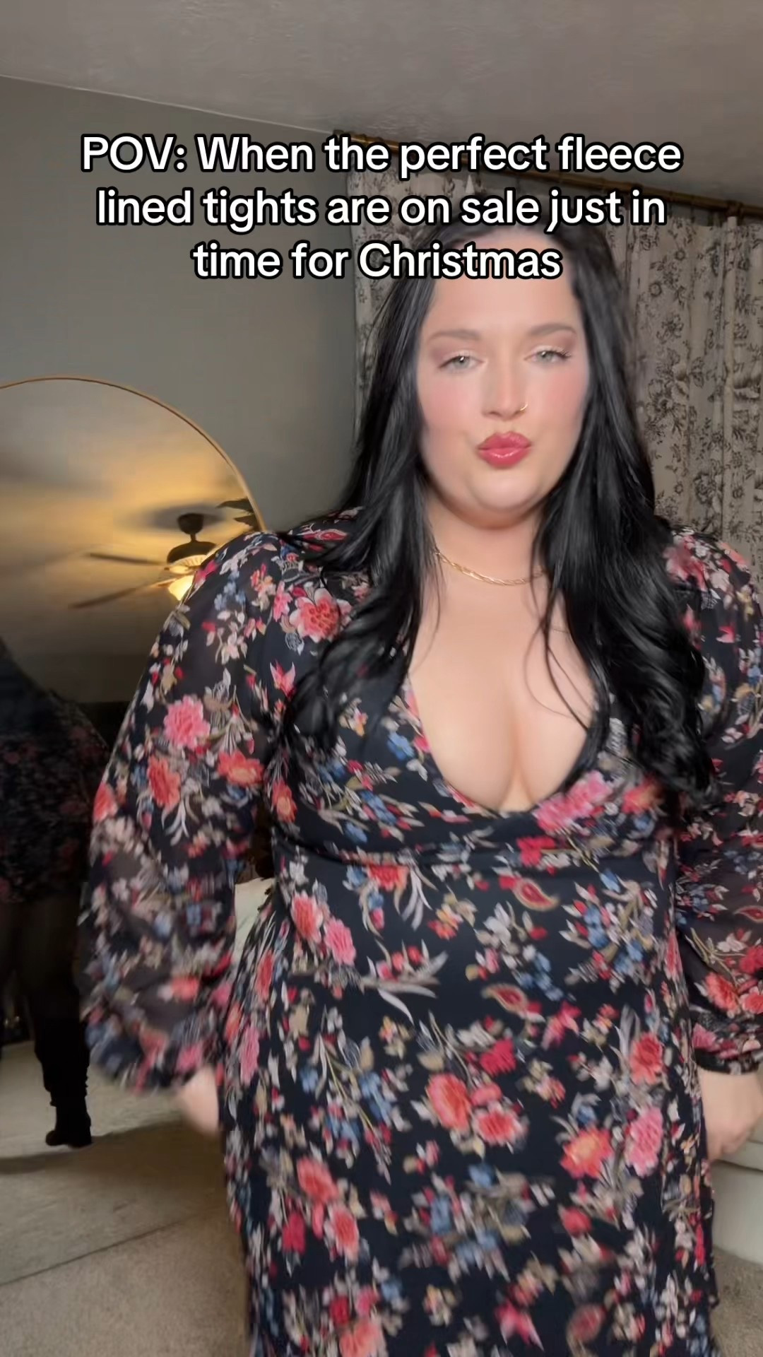 Cozy girl season just got cute AND warm. 🧣✨
These fleece-lined tights are a game changer if you love wearing dresses + skirts in cold weather.
No bulk, super stretchy, and they look like real sheer tights 🖤
Linked the exact pair + dupes so you can stay warm without freezing your legs off 👇❄️

#LTKCyberWeek #LTKMidsize #LTKootd