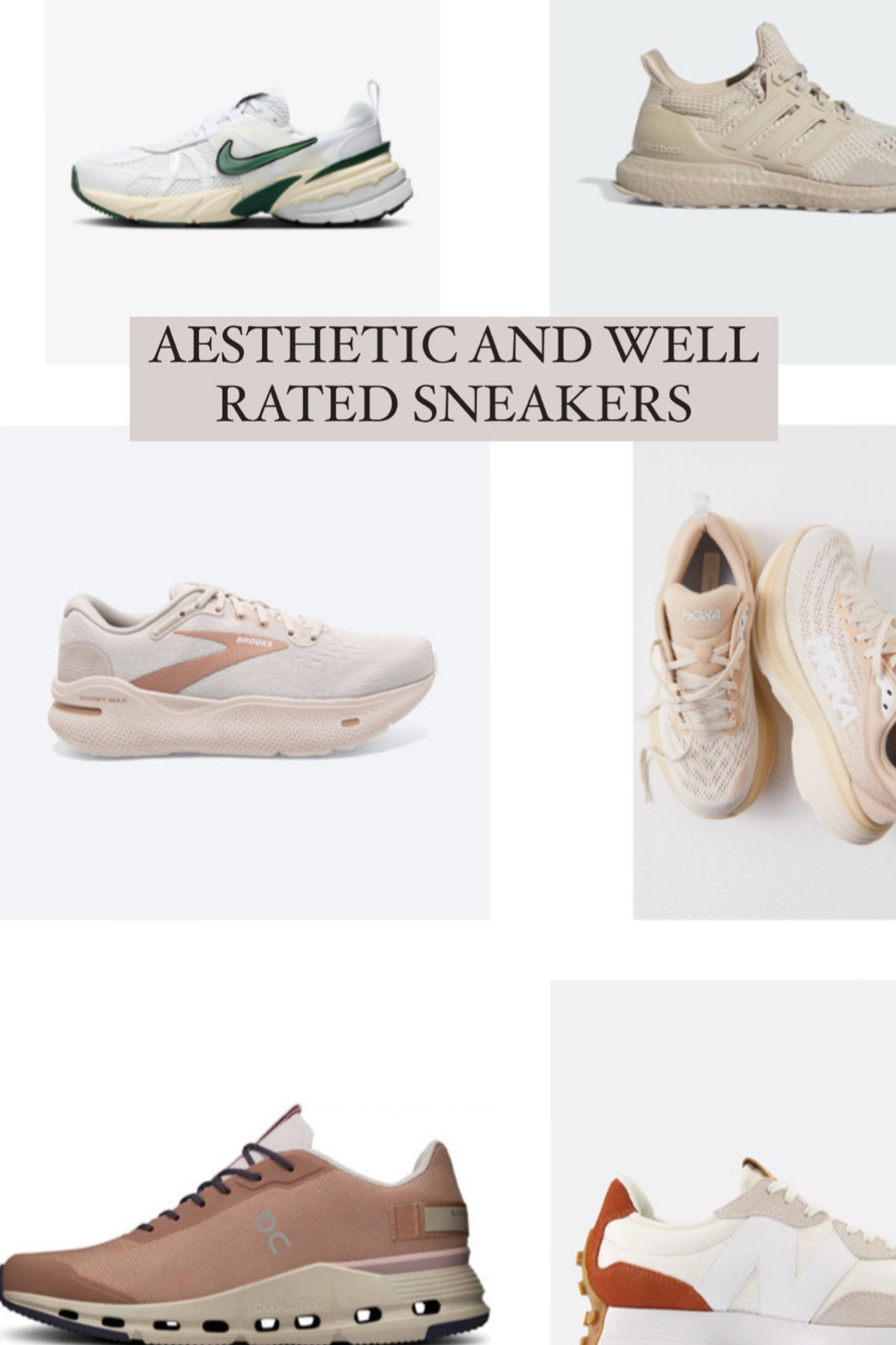 Neutral sneakers everyone told me they love love love. 

#LTKshoecrush #LTKstyletip #LTKfitness