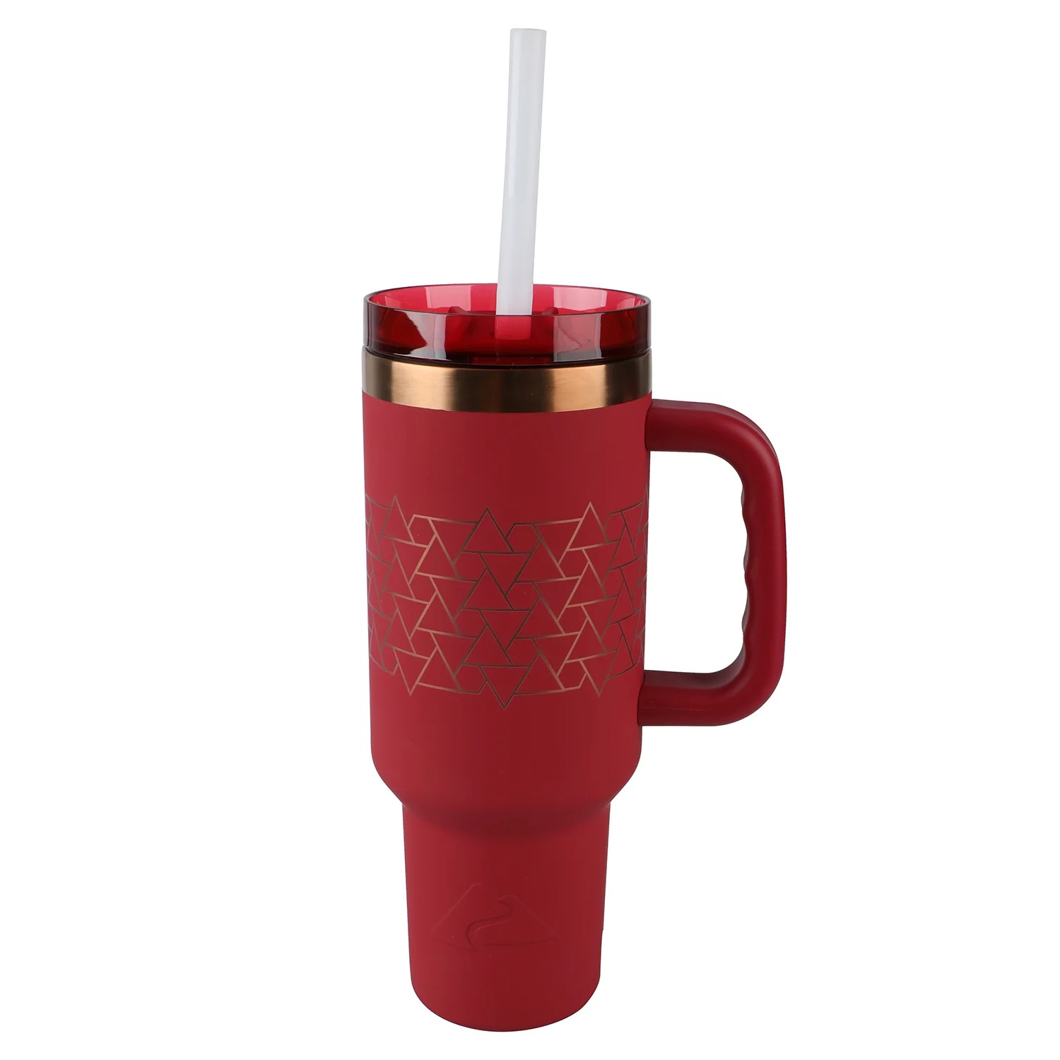 Ozark Trail 40 oz Insulated Stainless Steel Tumbler with Handle, Red Mark | Walmart (US)