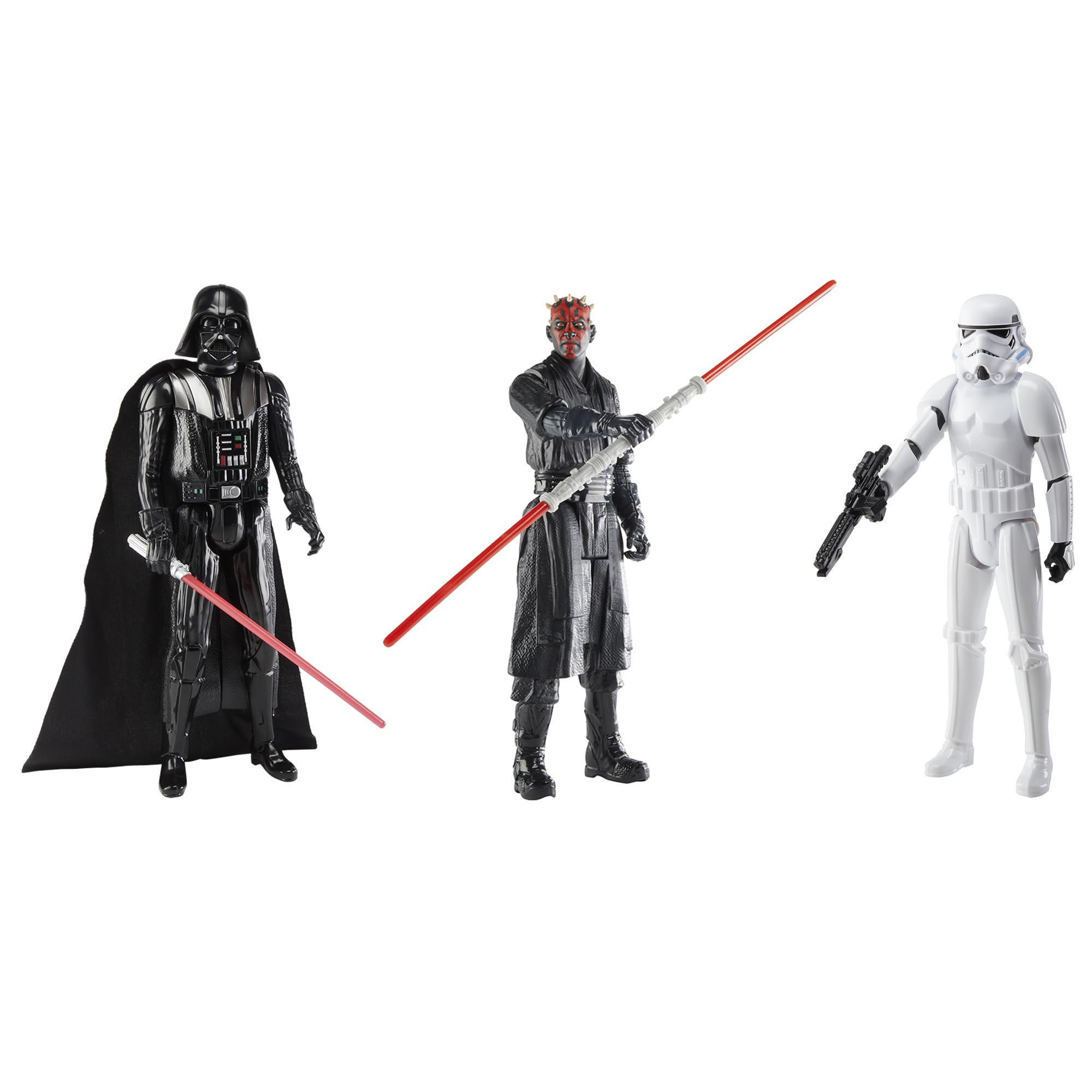 STAR WARS Clash of The Dark Side, 12-Inch Action Figure Set, 3-Pack of Figures & 4 Accessories, T... | Amazon (US)