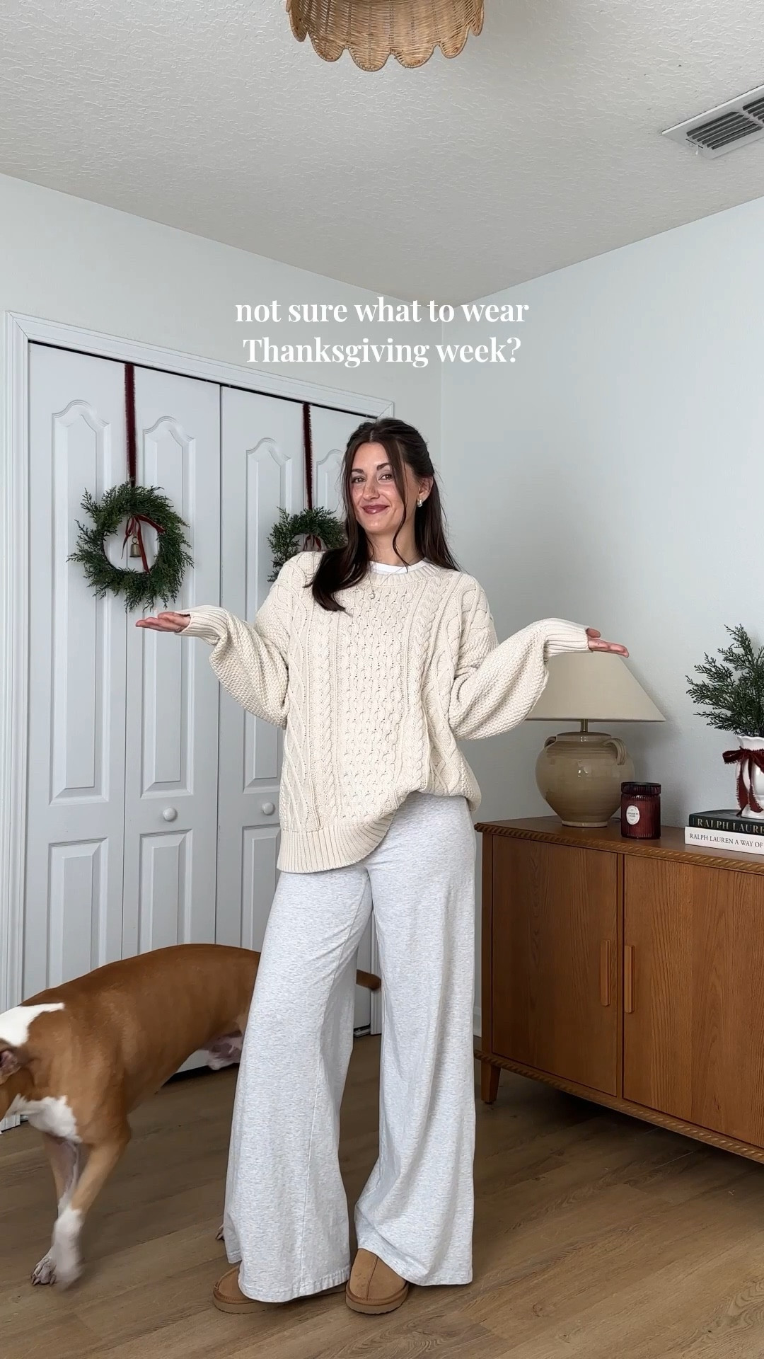 Thanksgiving week outfit ideas! 1st: medium sweater, small pants. 2nd: small dress. 3rd: medium sweater, 4 jeans. 4th: small in both, 5th: xs cardigan, 26 jeans 

#LTKootd #LTKHoliday #LTKStyleTip