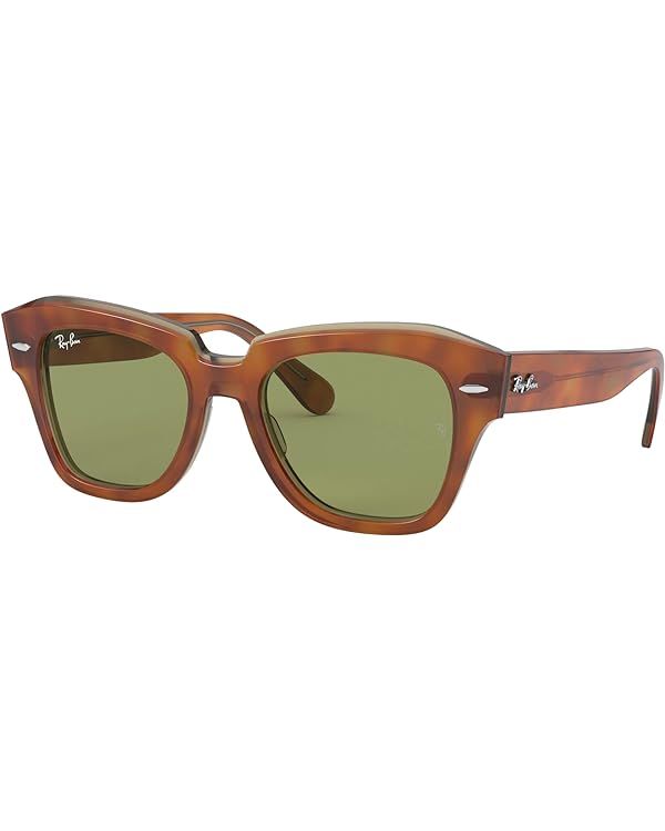 Ray-Ban RB2186 State Street Square Sunglasses | Amazon (US)