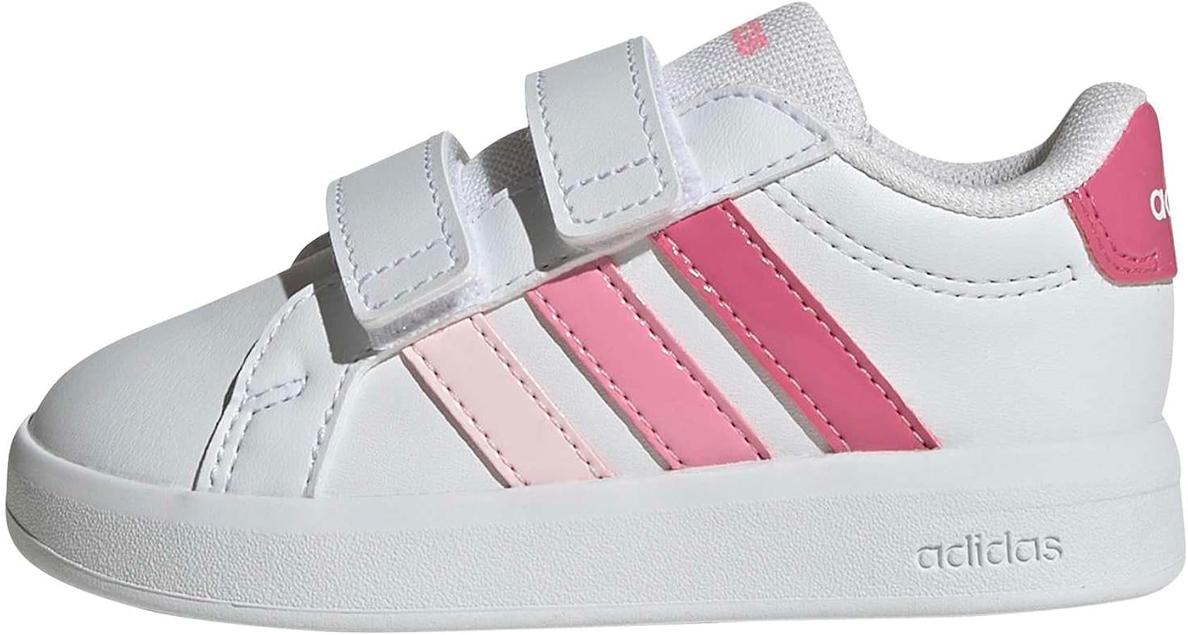 adidas Unisex-Baby Grand Court 3.0, White/Pink Fusion, 8.5 | Amazon (US)