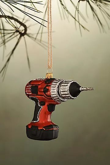 Power Drill Glass Ornament | Anthropologie (US)